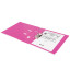 Папка-регистратор BRAUBERG "EXTRA", 75 мм, розовая, двустороннее покрытие пластик, металлический уголок, 228575