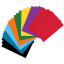 Картон цветной А4 МЕЛОВАННЫЙ, 24 листа, 8 цветов, в папке, BRAUBERG, 200х290 мм, "Цвета", 113550