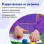 Фартук с нарукавниками для уроков труда ПИФАГОР, 3 кармана, стандарт, 44x55 см, фиолетовый, 228358