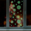 Украшение для окон и стекла ЗОЛОТАЯ СКАЗКА "Снежинки светящиеся в темноте 4", 30х38 см, ПВХ, 591265