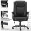 Кресло офисное BRABIX PREMIUM "Solid HD-005", НАГРУЗКА до 180 кг, рециклированная кожа, черное, 531941