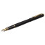Ручка подарочная перьевая BRAUBERG "Maestro", СИНЯЯ, корпус черный с золотистыми деталями, 143471
