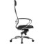 Кресло офисное МЕТТА "SAMURAI" SL-1.04, сверхпрочная ткань-сетка/рециклированная кожа, черное