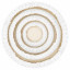 Холсты на подрамнике 4 шт., круглые 20, 30, 40, 50 см, грунтованные, 380 г/м2, 100% хлопок, BRAUBERG ART, 192331