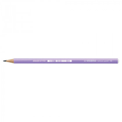 Карандаш чернографитный STABILO, 1 шт., "Schwan Pastel", HB, корпус пастельный фиолетовый, 421/HB-3