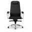 Кресло офисное МЕТТА "SAMURAI" KL-1.04, рецик. кожа, черное