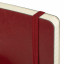 Блокнот МАЛЫЙ ФОРМАТ (100x150 мм) А6, BRAUBERG "Metropolis Ultra", под кожу, 80 л., клетка, красный, 111026