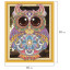 Картина стразами (алмазная мозаика) сияющая 40х50 см, ОСТРОВ СОКРОВИЩ "Яркая сова", без подрамника, 662449