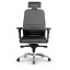 Кресло офисное МЕТТА "SAMURAI" KL-3.04, с подголовником, рецик. кожа, черное