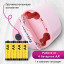 Точилка электрическая BRAUBERG DUAL (для 2 диаметров карандашей!), 4 батарейки АА, розовая, 270579
