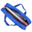 Папка на молнии с ручками STAFF EVERYDAY, А4, ширина 80 мм, полиэстер, синяя, 270740