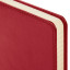 Блокнот А5 (148х218 мм), BRAUBERG "Income", 128 л., гладкий кожзаменитель, клетка, красный, 125209