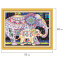 Картина стразами (алмазная мозаика) сияющая 40х50 см, ОСТРОВ СОКРОВИЩ "Индийские слоны", без подрамника, 662452