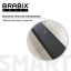 Стеллаж BRABIX "Smart SH-004", 605х290х790 мм, ЛОФТ, прямой, складной, металл/ЛДСП дуб, каркас черный, 641866