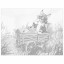 Холст на картоне с контуром BRAUBERG ART CLASSIC "КОТ", 30х40см, грунтованный, хлопок, 191549