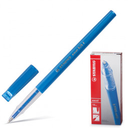 Ручка шариковая STABILO "Excel", СИНЯЯ, корпус синий, узел 0,7 мм, линия письма 0,38 мм, 828/41F
