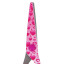 Ножницы BRAUBERG "Kid Series", 130 мм, малиновые, с цветной печатью "Сердечки", закругленные, 232275