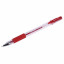Ручка гелевая с грипом BRAUBERG "EXTRA GT NEEDLE", КРАСНАЯ, игольчатый узел 0,5 мм, линия 0,35 мм, 143921