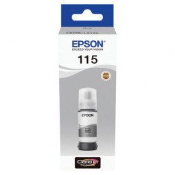 Чернила EPSON 115 (C13T07D54A) для СНПЧ L8160/L8180, серые, объем 70 мл, ОРИГИНАЛЬНЫЕ,  C13T07D54A