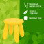 Табурет детский МАМОНТ желтый, от 2 до 7 лет, безвредный пластик, 01.022.01.07.1