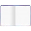 Блокнот с резинкой в клетку 96 л., А5 (145х203 мм), твердая обложка с фольгой, BRAUBERG, "Glow", 113729