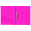 Папка на 2 кольцах BRAUBERG "Neon", 25 мм, внутренний карман, неоновая розовая, до 170 листов, 0,7 мм, 227458