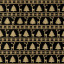 Бумага упаковочная новогодняя "Black&Gold" 70х100 см, 10 дизайнов ассорти, ЗОЛОТАЯ СКАЗКА, 591910