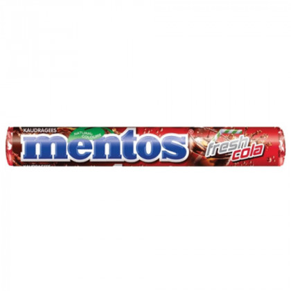 Жевательное драже MENTOS (Ментос) "Кола", 37 г, 88331
