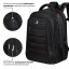 Рюкзак BRAUBERG "Flagman", размер 46х35х25 см, 35 л, ткань, черно-красный, 224454