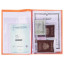 Папка для семейных документов с файлами (паспорта, свидетельства, полисы, СНИЛС) STAFF, 16 отделений, ПВХ, оранжевая, 237807