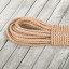 Веревка (канат) джутовая для рукоделия, декоративная, длина 24 м, d=6 мм, ОСТРОВ СОКРОВИЩ, 607948