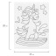 Набор для творчества "Картина из цветного песка", "Единороги", 2 самоклеящиеся основы 20х15 см, ЮНЛАНДИЯ, 662372
