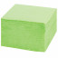 Салфетки бумажные 100 шт., 24х24 см, LAIMA/ЛАЙМА, зелёные (пастельный цвет), 100% целлюлоза, 111791