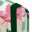 Блокнот с резинкой в клетку 96 л., МАЛЫЙ ФОРМАТ А6 (109х148 мм), твердая обложка, BRAUBERG, "Фламинго", 113741