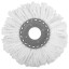 Насадка МОП круглая для швабры из набора для уборки, крепление кольцо, микрофибра, d-16 см, LAIMA, 601488