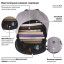 Рюкзак BRAUBERG универсальный, сити-формат, "Grey Melange", с защитой от влаги, 43х30х17 см, 228842
