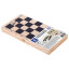 Шахматы, шашки, нарды (3 в 1), деревянные, большая доска 40х40 см, ЗОЛОТАЯ СКАЗКА, 664671