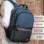 Рюкзак BRAUBERG URBAN универсальный, с отделением для ноутбука, USB-порт, Denver, синий, 46х30х16 см, 229893