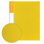 Папка с металлическим скоросшивателем и внутренним карманом BRAUBERG "Contract", желтая, до 100 л., 0,7 мм, бизнес-класс, 221785