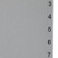 Разделитель пластиковый BRAUBERG, А4, 12 листов, цифровой 1-12, оглавление, серый, РОССИЯ, 225596