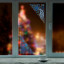 Украшение для окон и стекла ЗОЛОТАЯ СКАЗКА "Узоры на окне 2", 30х38 см, ПВХ, 591216