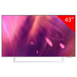 Телевизор SAMSUNG UE43AU9010UXRU, 43" (109 см), 3840x2160, 4K, 16:9, SmartTV, WiFi, Bluetooth, белый