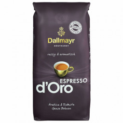 Кофе в зернах DALLMAYR "Espresso d`Oro" ГЕРМАНИЯ, 1000 г, вакуумная упаковка, AA03