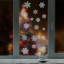 Украшение для окон и стекла ЗОЛОТАЯ СКАЗКА "Цветные снежинки 2", 30х38 см, ПВХ, 591220