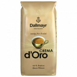 Кофе в зернах DALLMAYR "Crema d`Oro" ГЕРМАНИЯ, 1000 г, вакуумная упаковка, AA04