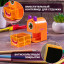 Точилка механическая ПИФАГОР "Монстрик", корпус оранжевый, для чернографитных и цветных карандашей, 228477