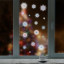 Украшение для окон и стекла ЗОЛОТАЯ СКАЗКА "Цветные снежинки 4", 30х38 см, ПВХ, 591222