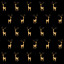 Бумага упаковочная новогодняя "Black&Gold" 70x100 см, 5 дизайнов ассорти, ЗОЛОТАЯ СКАЗКА, 591584