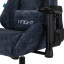 Кресло компьютерное Zombie VIKING KNIGHT, 2 подушки, ткань, синее, 1372993