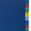 Разделитель пластиковый BRAUBERG, А4, 20 листов, алфавитный А-Я, оглавление, цветной, РОССИЯ, 225615